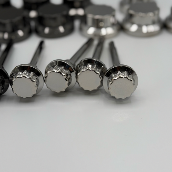 BAMCO 12 Point Transmission Dip Sticks for Harley-Davidson Harley, machined and plated in the USA