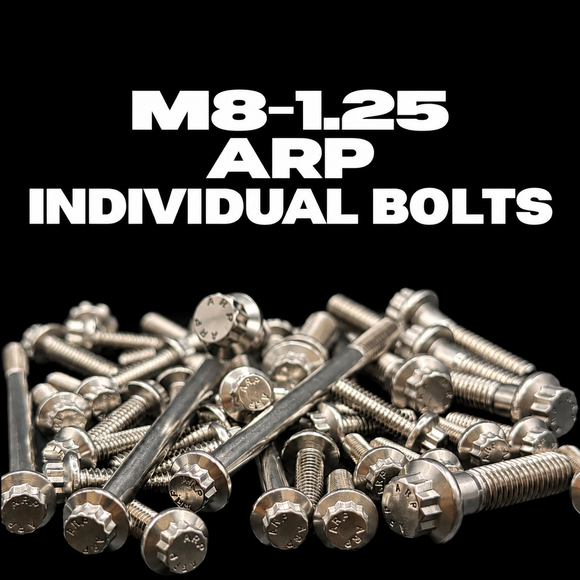 BAMCO M8-1.25 ARP Individual Bolts, ARP stainless steel 12 point bolts sold individually