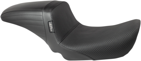 LE PERA Kickflip Seat - Basketweave - Black - FXD '04-'05 LF-591BW