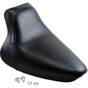 LE PERA - BARE BONES SOLO SEAT - BLACK, SMOOTH WITH BIKER GEL - '00-07 SOFTAIL