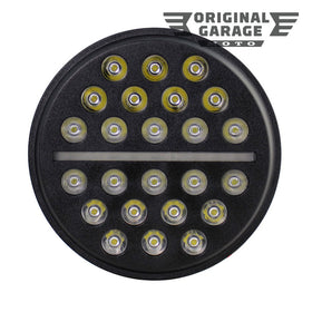 Original Garage Moto 7-inch OG X-Series LED headlight for Harley-Davidson motorcycles