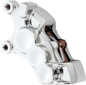 ARLEN NESS 6-Piston Caliper - Front Left - Chrome - 11.8" 02-214