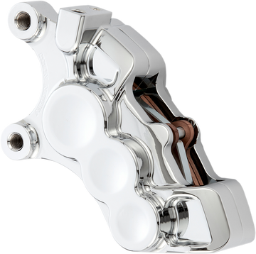 ARLEN NESS 6-Piston Caliper - Front Left - Chrome - 11.8" 02-214