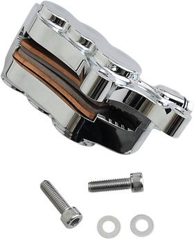 ARLEN NESS 6-Piston Caliper - Front Right - Chrome - 11.8