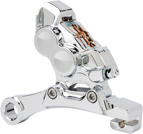ARLEN NESS 4-Piston Caliper - Rear - 11.8" - Chrome 02-324