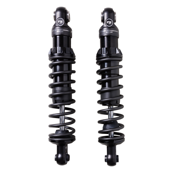 Pair of FOX IFP V-Twin rear shocks for Harley Touring, black Street Performance series
