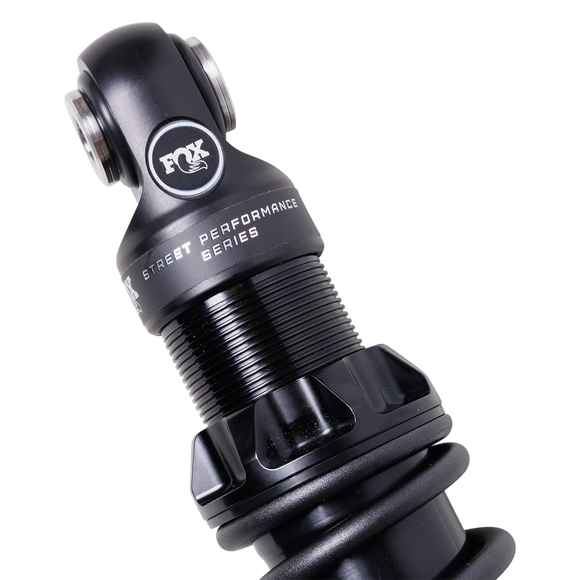 FOX IFP Rear Shocks for Harley Sportster, black Street Performance Series close-up