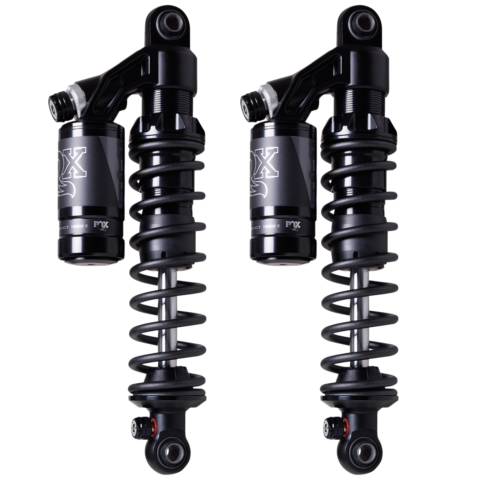 Pair of FOX RC-1 Piggyback rear shocks for Harley Sportster