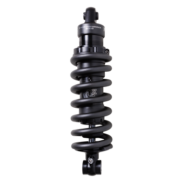 FOX IFP-QSR rear shock for Harley Softail MY20+ — matte black Street Performance coil-over with 3-position QSR rebound