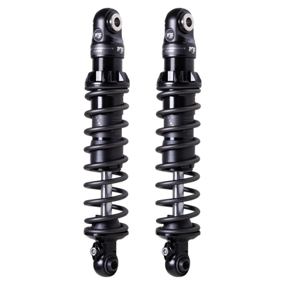 Pair of FOX IFP-QSR rear shocks for Harley Touring — adjustable 3‑position QSR rebound