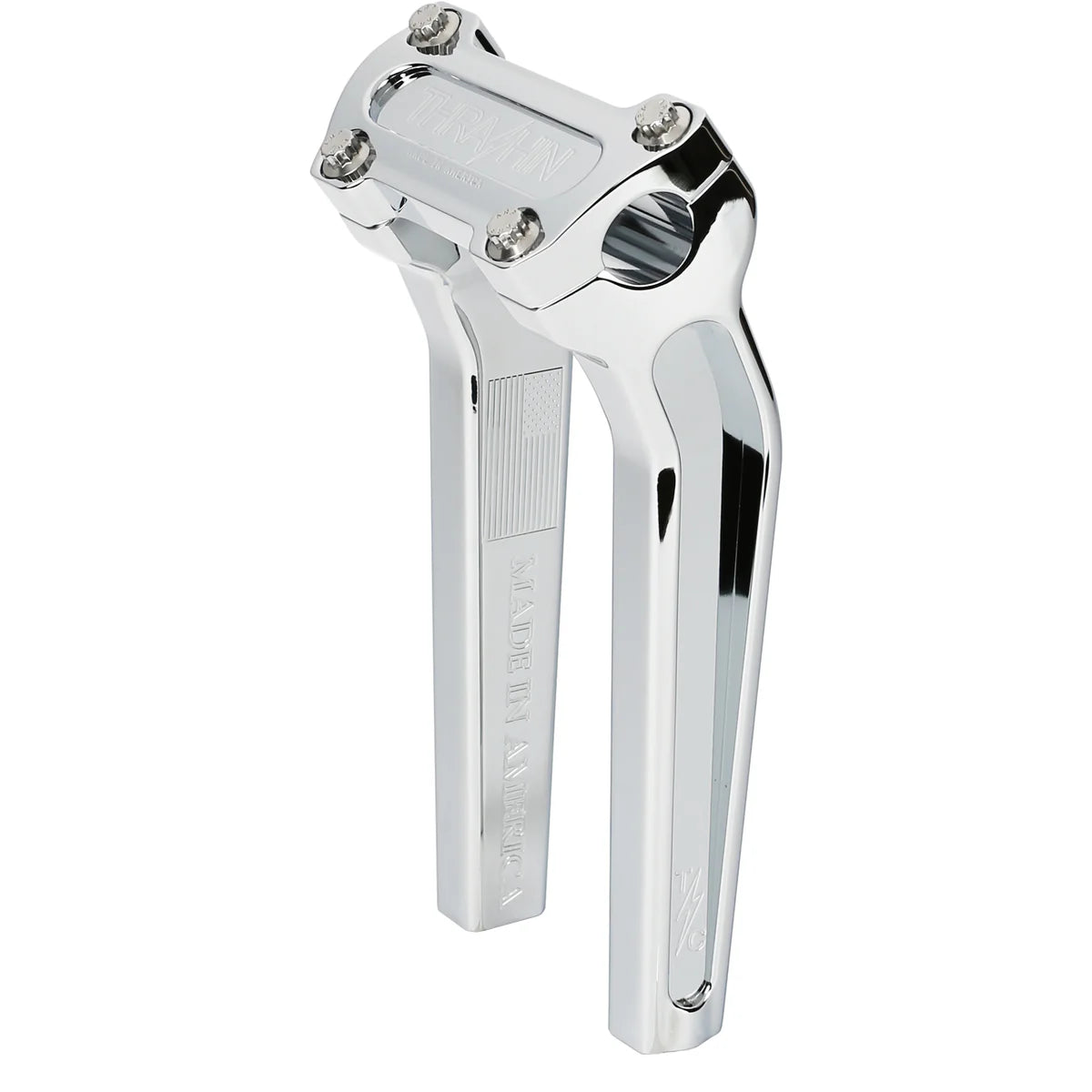 THRASHIN SUPPLY CO. Handlebar Risers - Pull Back - 9-1/2" - Chrome TSC-9525-3