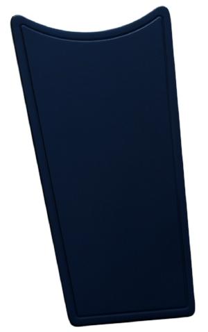 908330B Black Smooth Billet Dash Insert - anodized billet aluminum tank panel for Harley-Davidson Electra Glide & Road Glide