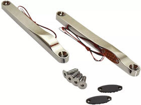 Chrome low-profile LED front turn signals with mounting screws for Harley Softail Fat Boy (FLSTF) 1990-2017