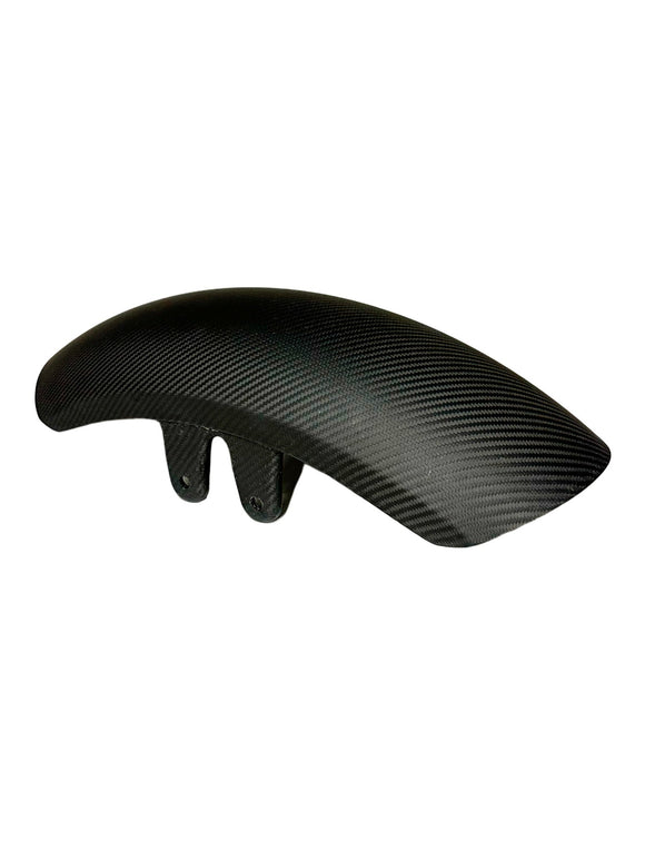Matte carbon fiber front fender for Indian Scout 2015-2022, stock replacement part #910100M
