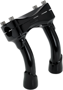 BILTWELL Murdock Handlebar Risers - Pullback - 6" - Black 6404-201-06