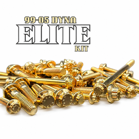 BAMCO 99-05 Dyna Elite ARP Kit, ARP stainless steel 12 point bolts for Harley-Davidson 99-05 Dyna