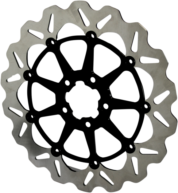 GBRAKES Wave? Rotor - Black - 12.5" DF680CWS-B