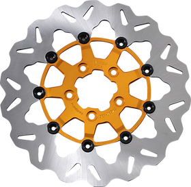GBRAKES Front Wave? Rotor - Gold Center DF835CW-G