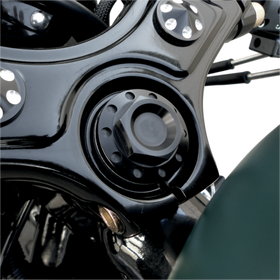 Joker Machine Steering Stem Nut - Dyna 05 and earlier/ XL/ FXR