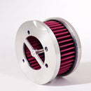 Boogie Co Billet Dead Center Intake Air Cleaner for CV Carbs side view 2