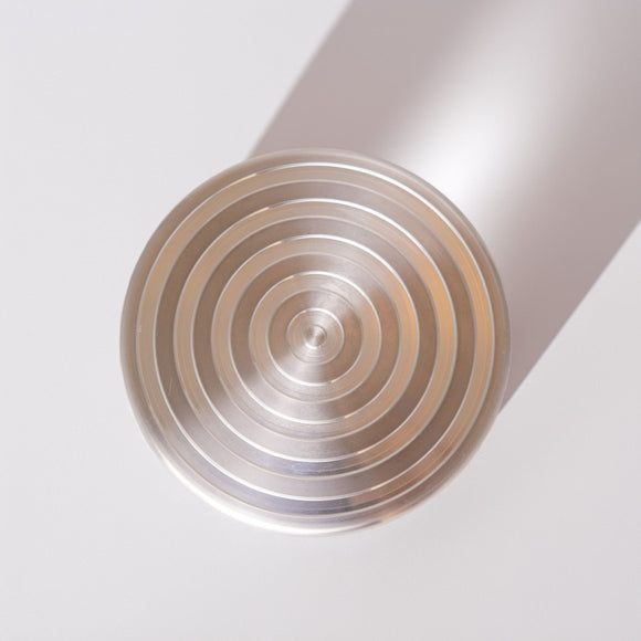 Boogie Co Billet Dead Center Intake Air Cleaner for CV Carbs top view