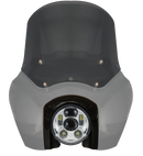 5.75-inch LED projector headlight motorcycle fairing with smoked windshield