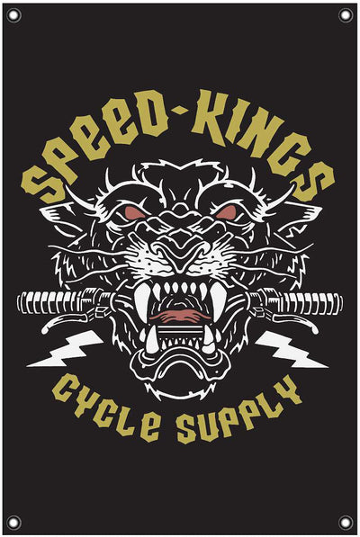 SPEED-KINGS GARAGE BANNERS