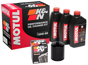Motul Synthetic Oil Change Kit - Dyna - 0
