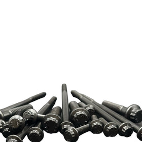 Bamco ARP stainless steel bolts for Harley-Davidson, assorted lengths on white background