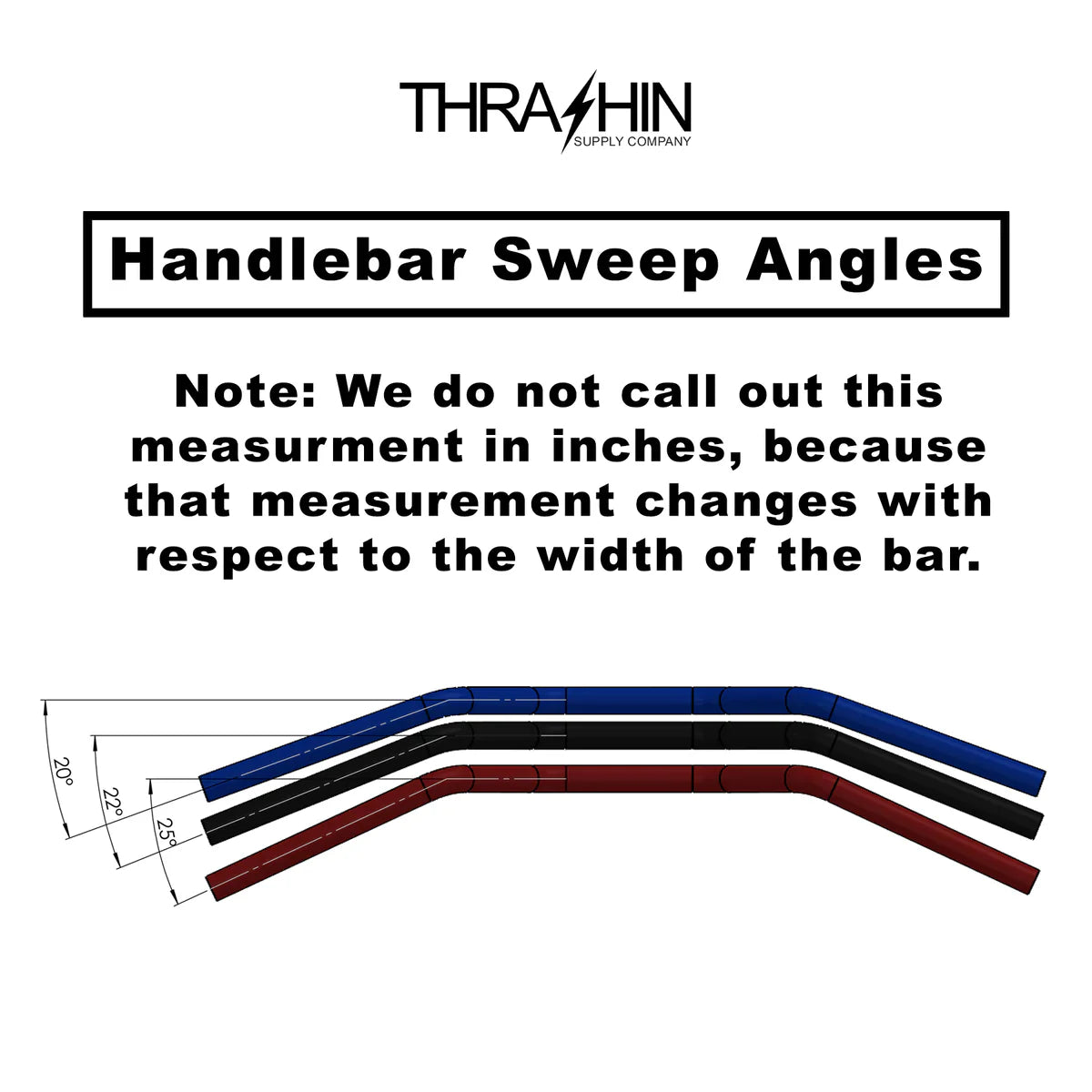 THRASHIN SUPPLY 2024+ High Bend Bars - Chrome