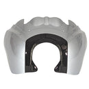 Barracuda silver motorcycle headlight fairing