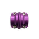 Purple billet aluminum clutch/brake perch clamp