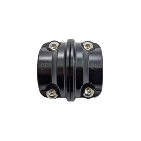 OG Moto billet clutch and brake perch clamp pair, black anodized CNC-machined 6061 T6 aluminum