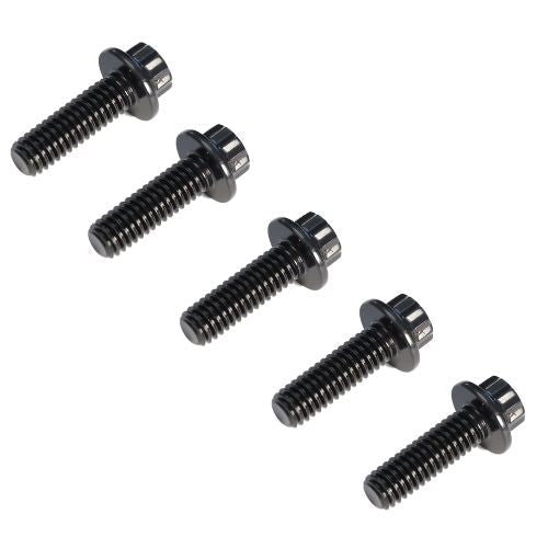 OG Moto ARP black oxide chrome-moly 5/16-18 hub-mounted rotor bolt kit (5 bolts)
