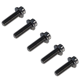 OG Moto ARP black oxide chrome-moly 5/16-18 hub-mounted rotor bolt kit (5 bolts)