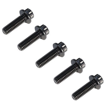 OG Moto ARP black oxide chrome-moly 5/16-18 hub-mounted rotor bolt kit (5 bolts)