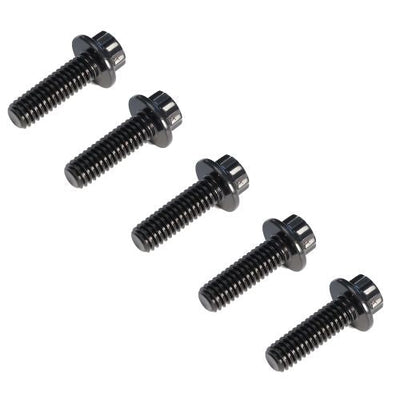 OG Moto ARP black oxide chrome-moly 5/16-18 hub-mounted rotor bolt kit (5 bolts)