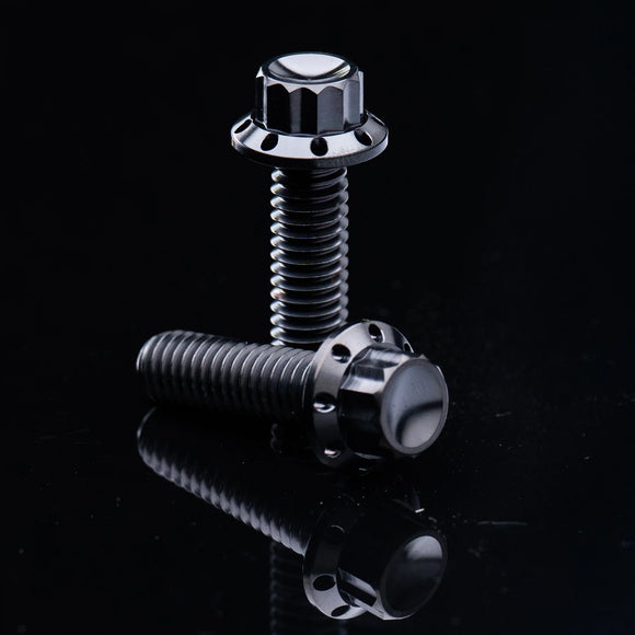 ARLEN NESS Transmission Side Cover & Trap Door Titanium 12-Point Bolt Kits, Black