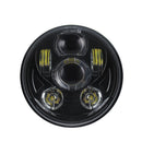 5.75" OG projector LED headlight for Harley‑Davidson, black housing