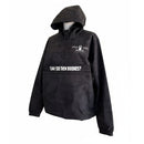 Black Camo Waterproof Hooded Windbreaker for Motorcycle Riders by Speed Kings Cycle