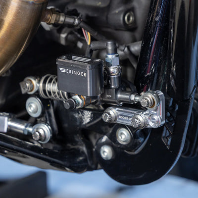 Boogie Co Install Kit + Bracket for Beringer High Performance Rear Brake Master Cylinder on M8 Softail FXLRST FXLRS Harley Davidson