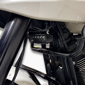 Boogie Co Frame Mount Low Rider ST Aux Lightbar on FXLRST 