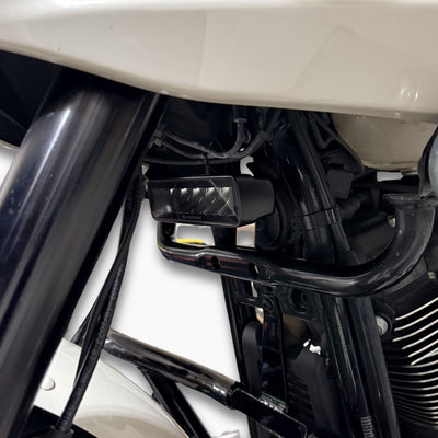 Boogie Co Frame Mount Low Rider ST Aux Lightbar on FXLRST 