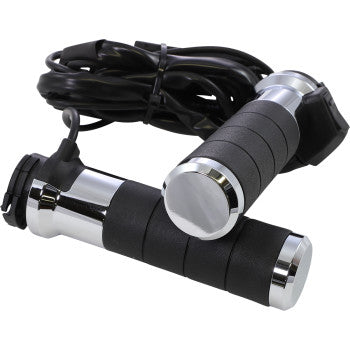 KOSO - TITAN-X HEATED GRIPS - CHROME
