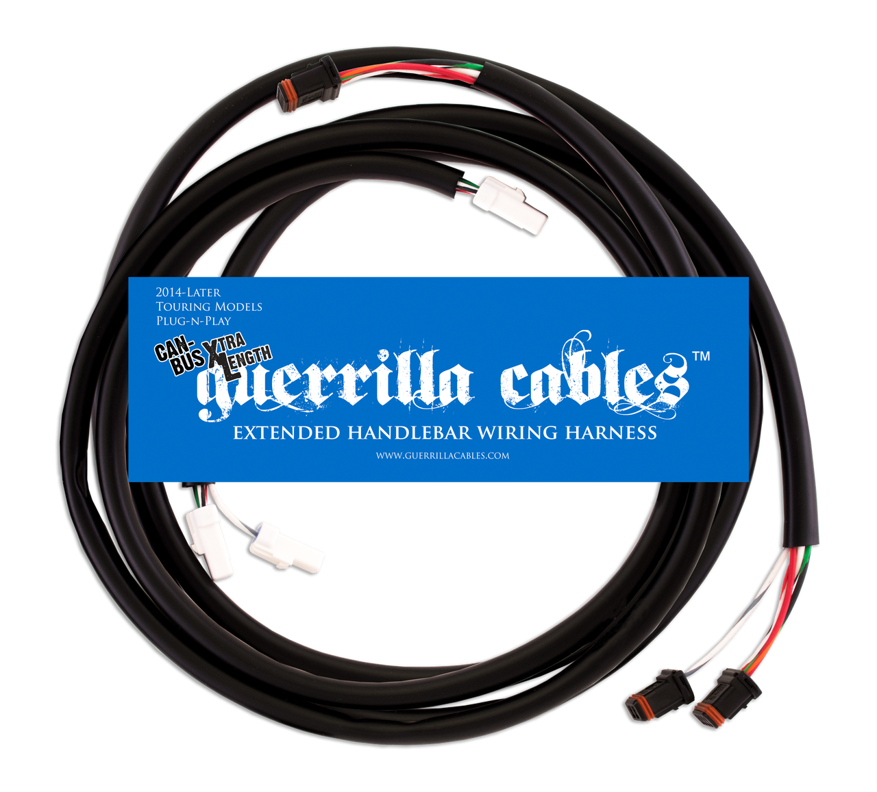 GUERRILLA CABLES - 2014-2020 TOURING CAN-BUS XTRA LENGTH HARNESS