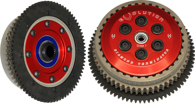 EVOLUTION INDUSTRIES - COMPLETE CLUTCH BASKET ASSEMBLIES - '91-21 XL