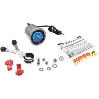 KOSO - DL-01V VOLT METER - CHROME - 0
