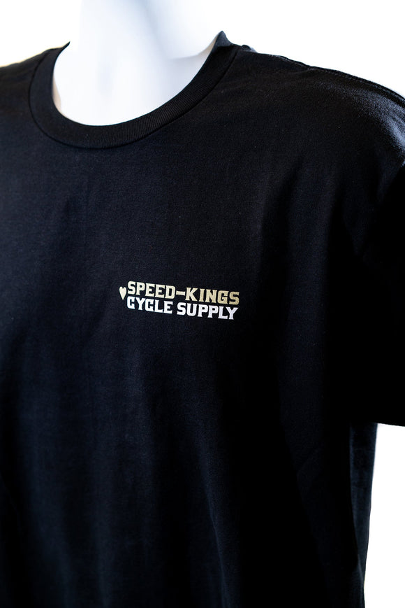 SUICIDE KING TEE - BLACK