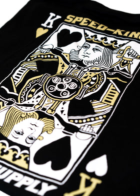 SUICIDE KING TEE - BLACK