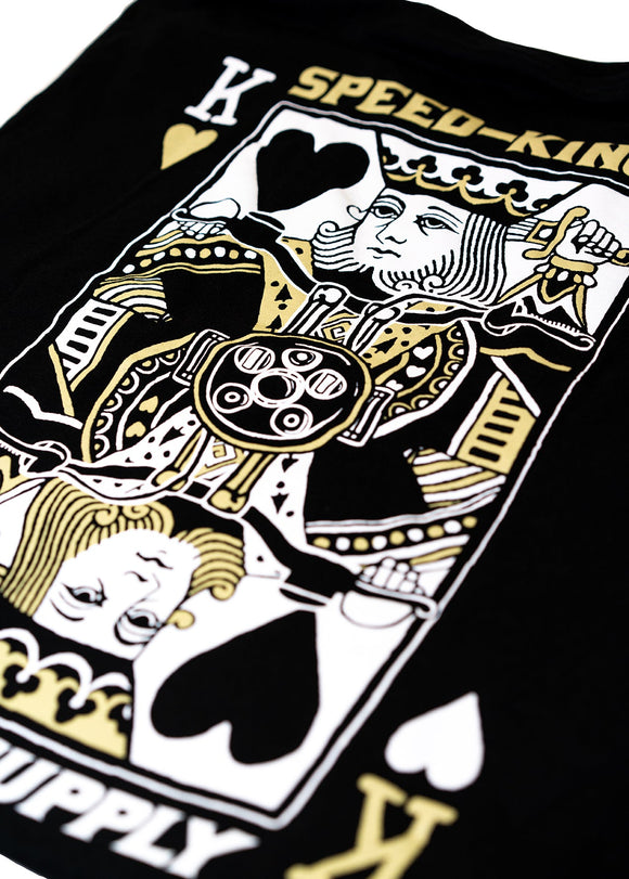 SUICIDE KING TEE - BLACK